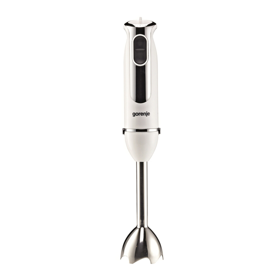 Gorenje HB 803 W Instructions For Use Manual