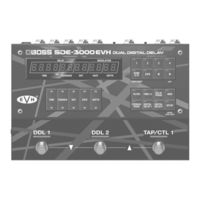 Boss SDE-3000EVH Reference Manual