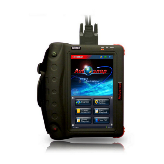 Autosnap GD860 User Manual