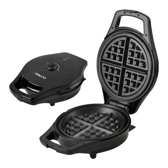 Ambiano BELGIAN WAFFLE MAKER User Manual