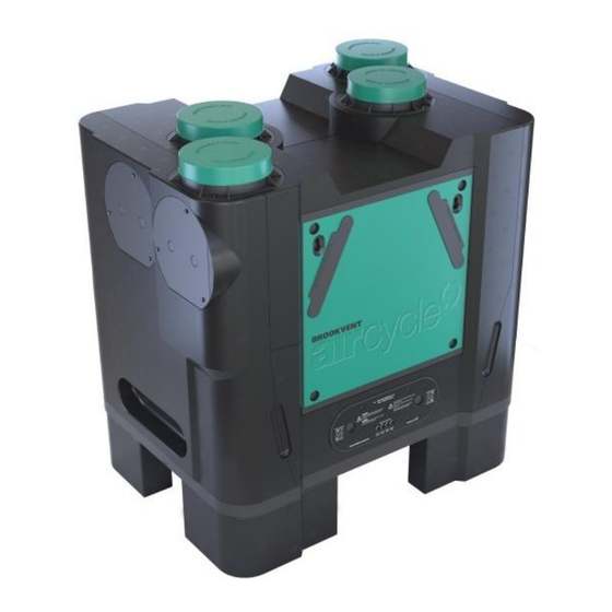 BrookVent Aircycle 3.1 Installation, Maintenance & User Manual