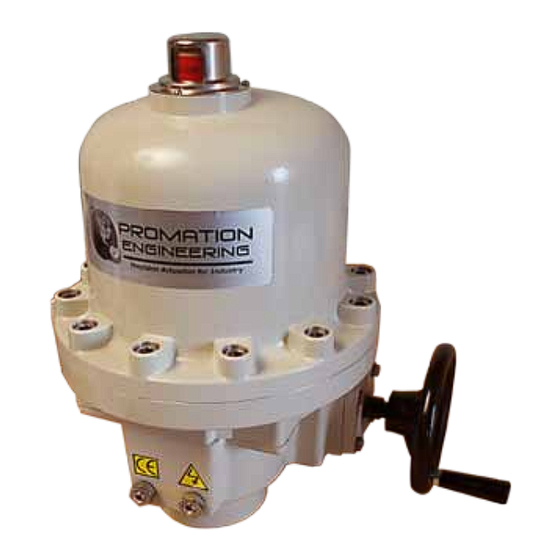 Promation Engineering P2 Series Installation & Operation Manual