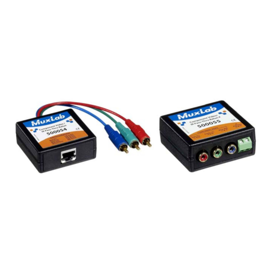 MuxLab 500054 Quick Installation Manual
