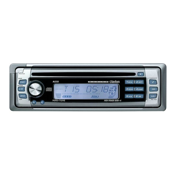 Clarion M255 Product Manual
