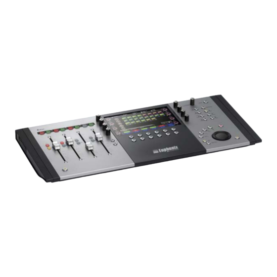 Euphonix MC Control Artist Series Setup Manual