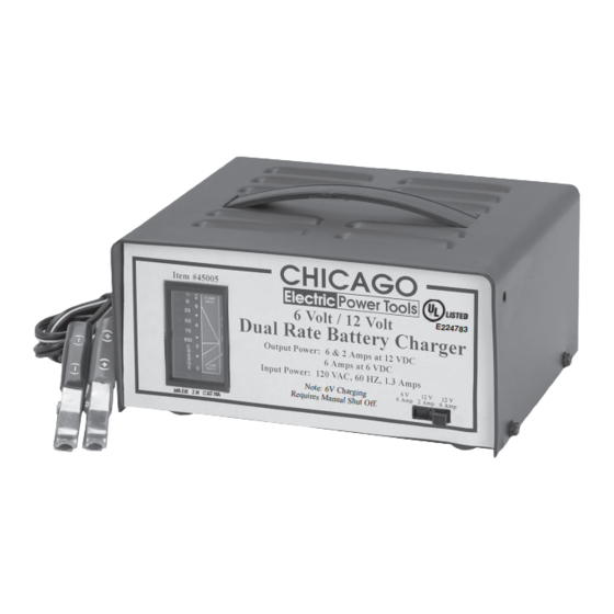Chicago Electric 45005 Operating Instructions Manual