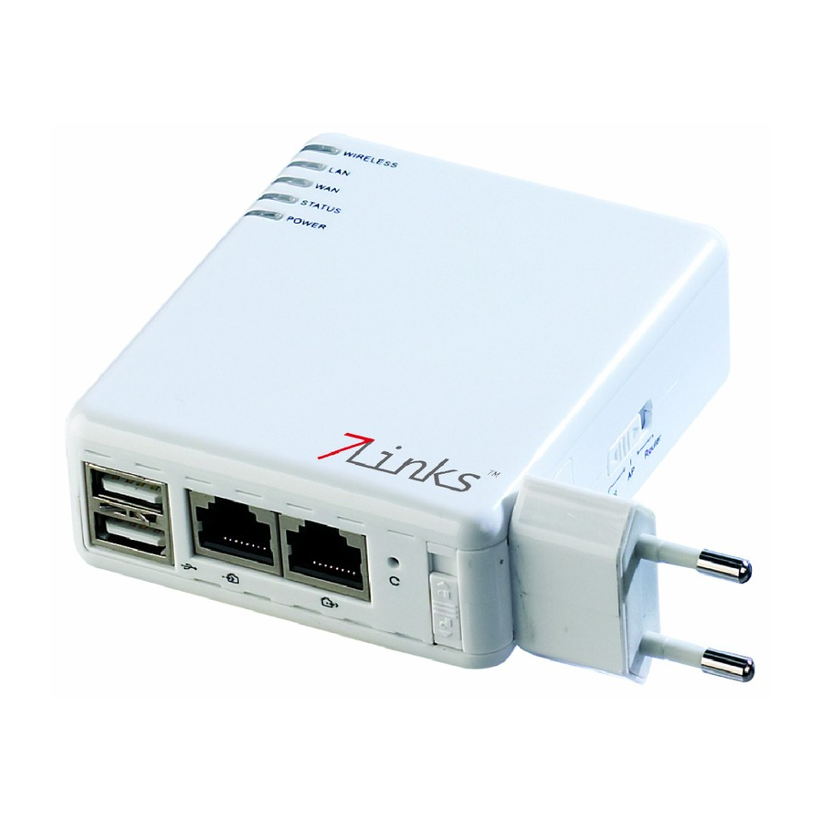 User Manuals: 7links PE-8074 Wireless Router