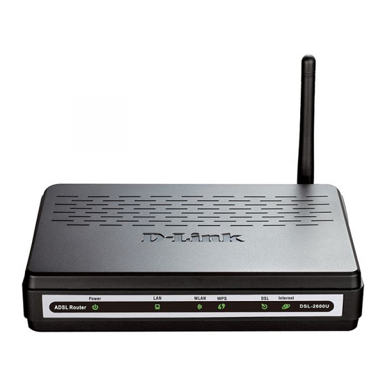 D-Link DSL-2600U User Manual