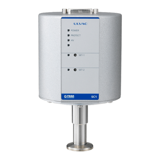 Ulvac G-TRAN Series Instruction Manual