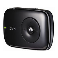 Creative ZEN Zen Stone 1GB User Manual