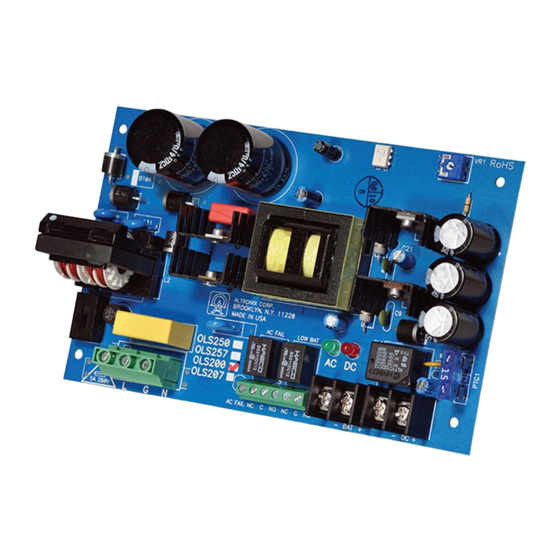 Altronix OLS200 Installation Manual