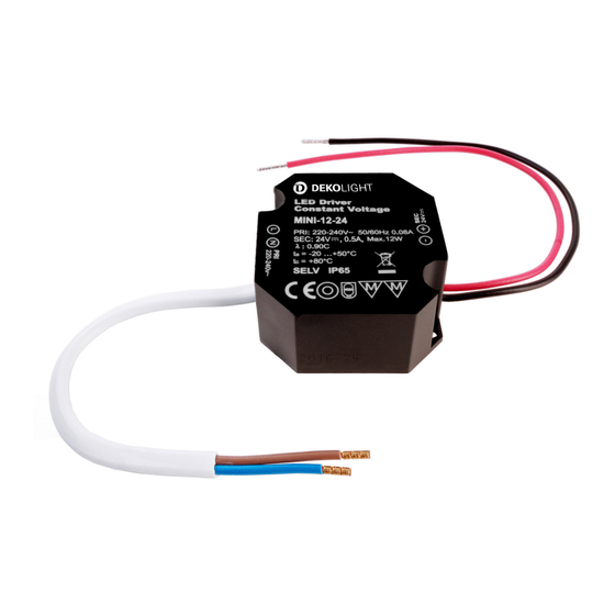 DekoLight Mini 24V/12W Product Notes