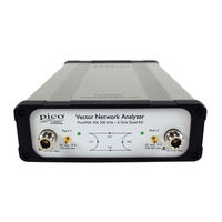 pico Technology PicoVNA Quick Start Manual