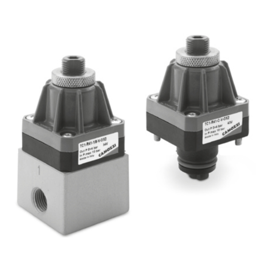 Camozzi TC Series Use And Maintenance Instructions