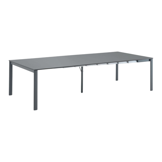 Bontempi Casa TAVOLO ETICO PLUS 20.32 Assembly, Use And Maintenance Instructions