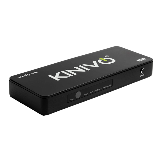 Kinivo K540 User Manual