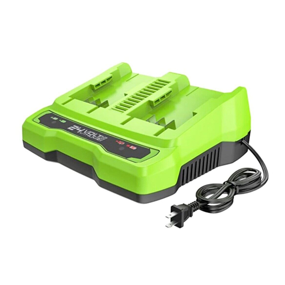 GreenWorks CAG801 Operator's Manual