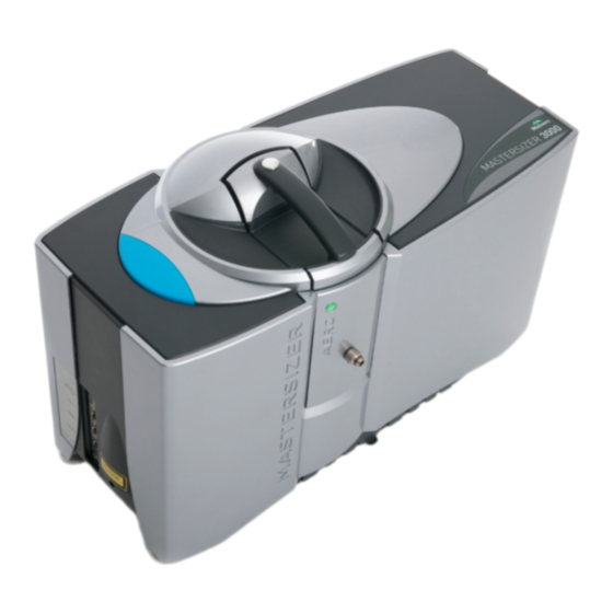Spectris Malvern Panalytical MASTERSIZER 3000 Basic Manual