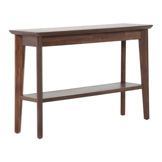 Living Spaces DE-DRAP-L08 Assembly Instructions