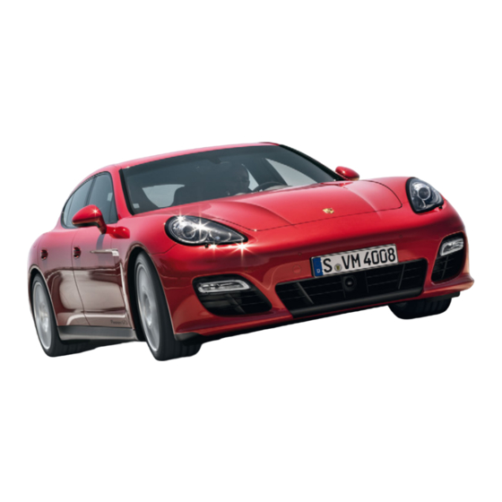 Porsche Panamera GTS User Handbook Manual