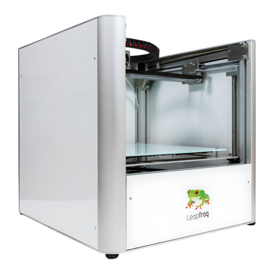 LeapFrog 3d printer Manual