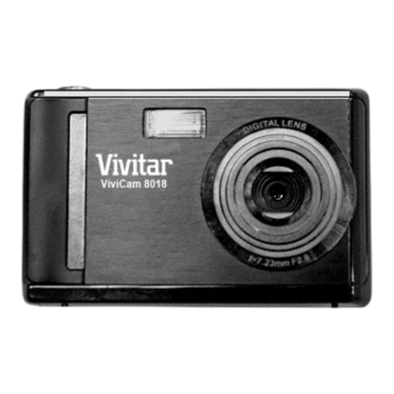 Vivitar ViviCam 8018 User Manual