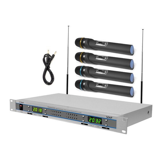 PYLE PRO PDWM5500 OPERATING INSTRUCTIONS Pdf Download | ManualsLib