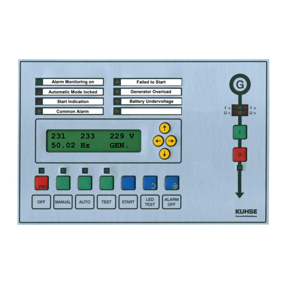 Kuhse KEA 112 MOBL Operation Manual