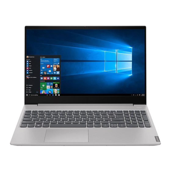 Lenovo IdeaPad S340 Series Setup Manual