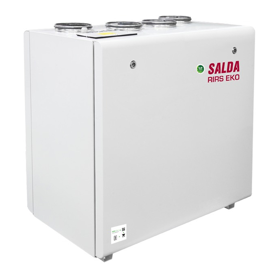 Salda RIRS 400 VER EKO 3.0 Mounting And Installation Instructions Manual