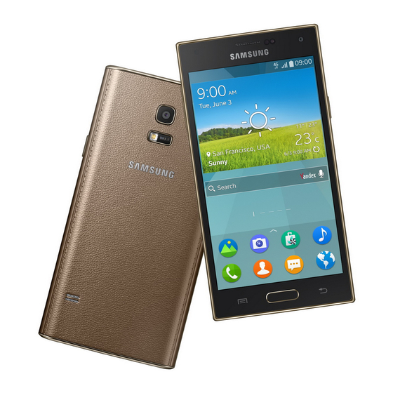 Samsung SM-Z910F Tizen Smartphone Manuals