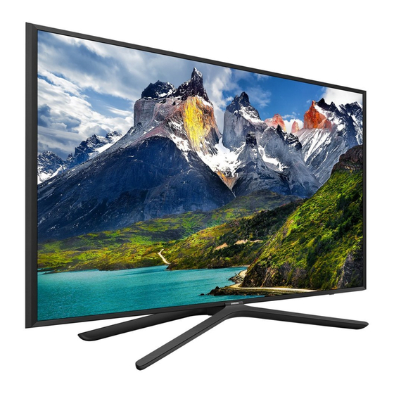 User Manuals: Samsung UE43N5500A Smart LED TV