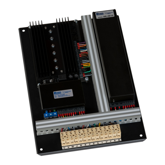 Power Electronics SE-4E15 User Manual