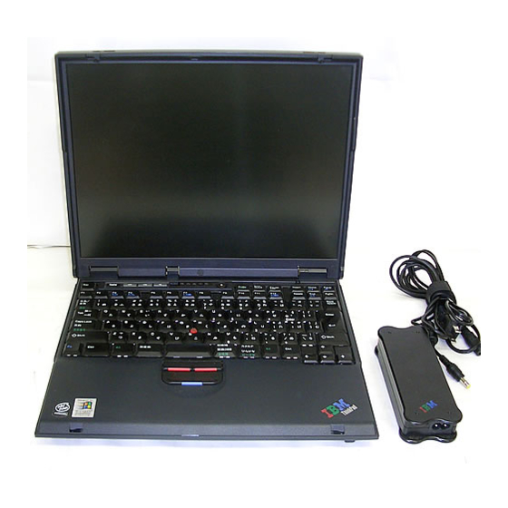 IBM A21e - ThinkPad 2628 - Celeron 600 MHz Manuals