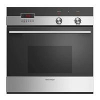Fisher & Paykel OB24SDPX1 Installation Instructions And User Manual