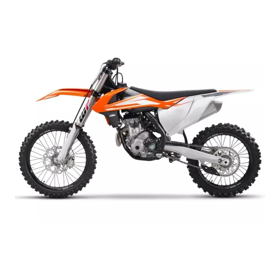 KTM 250 SX-F US Owner's Manual