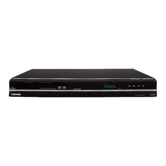 Toshiba DKR40 - DVD Recorder With 1080p Upconversion Manuals