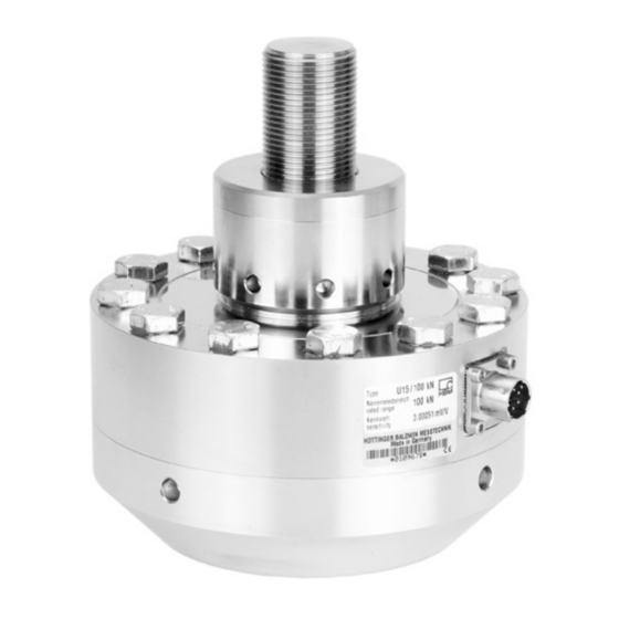 HBM U15 Series Mounting Instructions