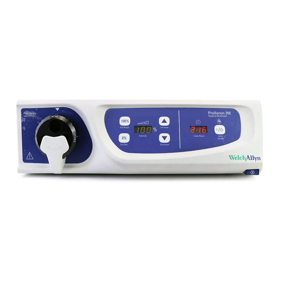 Welch Allyn ProXenon 350 Manual