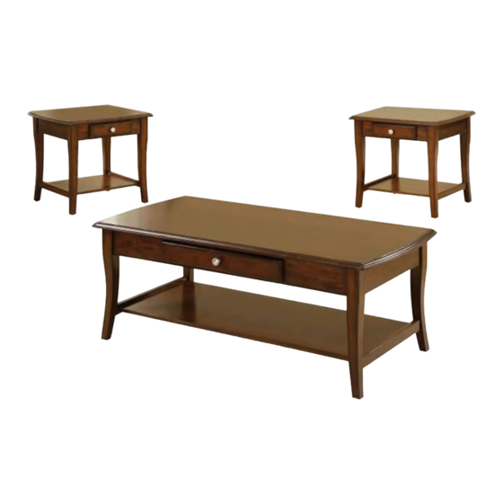 Furniture of America Lincoln Park CM4702-3PK Assembly Instructions Manual