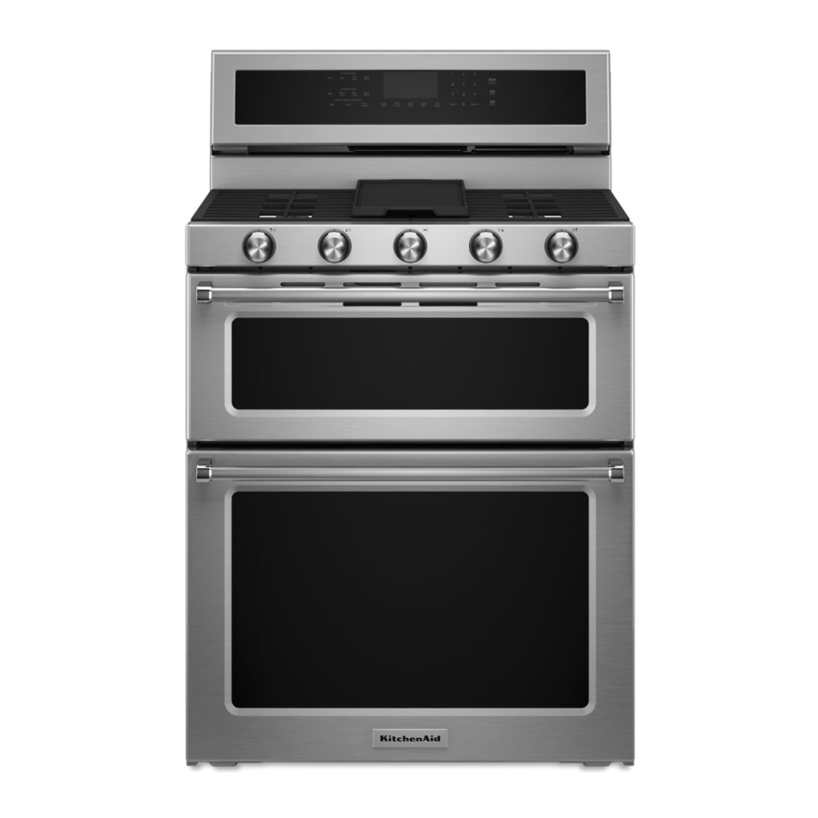 Gas Double Oven Convection Range Manual