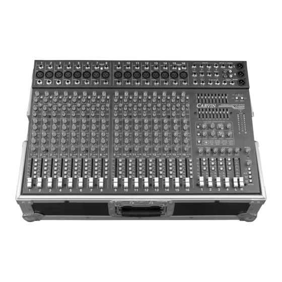CARVIN C1644 Operating Manual