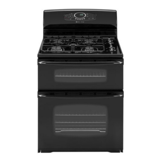 Maytag MGR6751BDB - 30" Gas Double Oven Range Installation Instructions Manual