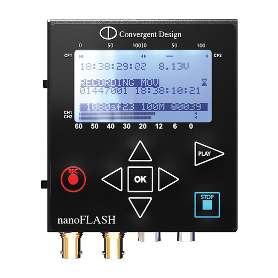 Convergent Design nanoFlash User Manual