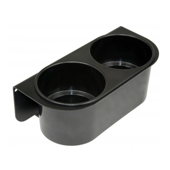 Havis-Shields Cupholders C-CUP2 Series Installation Instructions