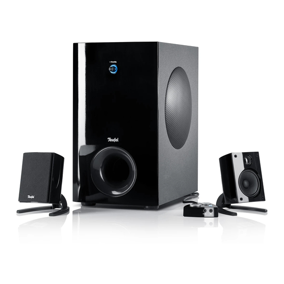 Teufel Concept C 100 Technical Specifications And Operating Instructions