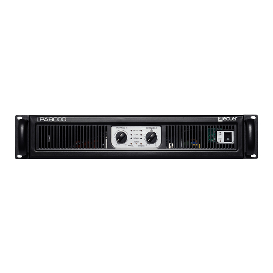 Ecler LPA10000 User Manual