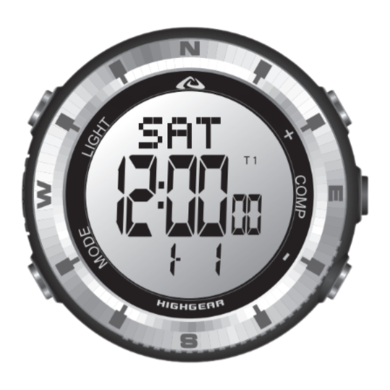HighGear TrailHead Compass Quick Start Manual