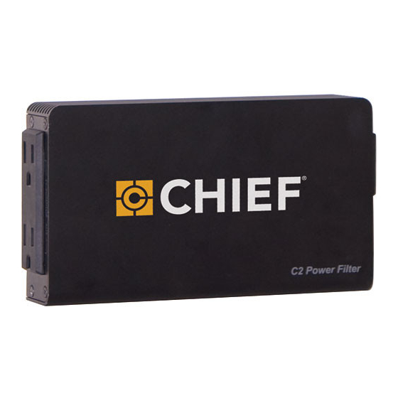 CHIEF PACPC1 Power Conditioner Accessory Manuals