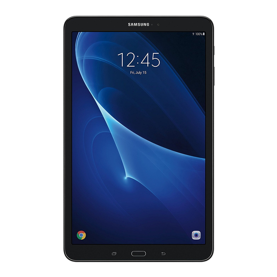 Samsung SM-T580 Quick Start Manual